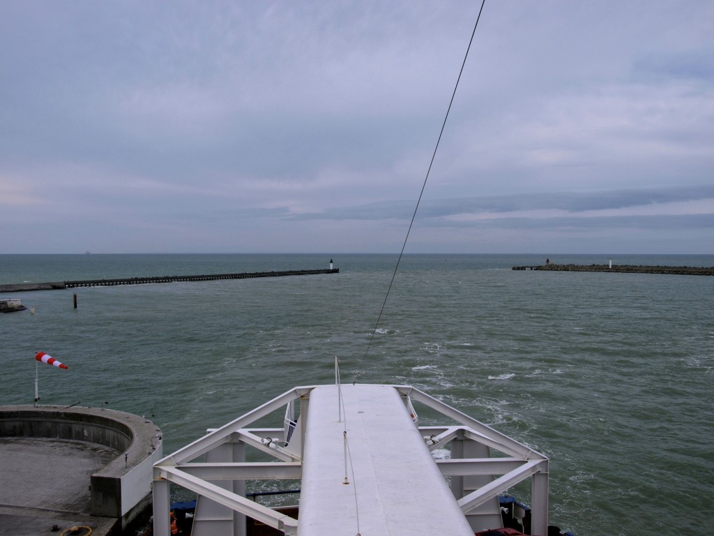 Auf der Fähre vor Calais